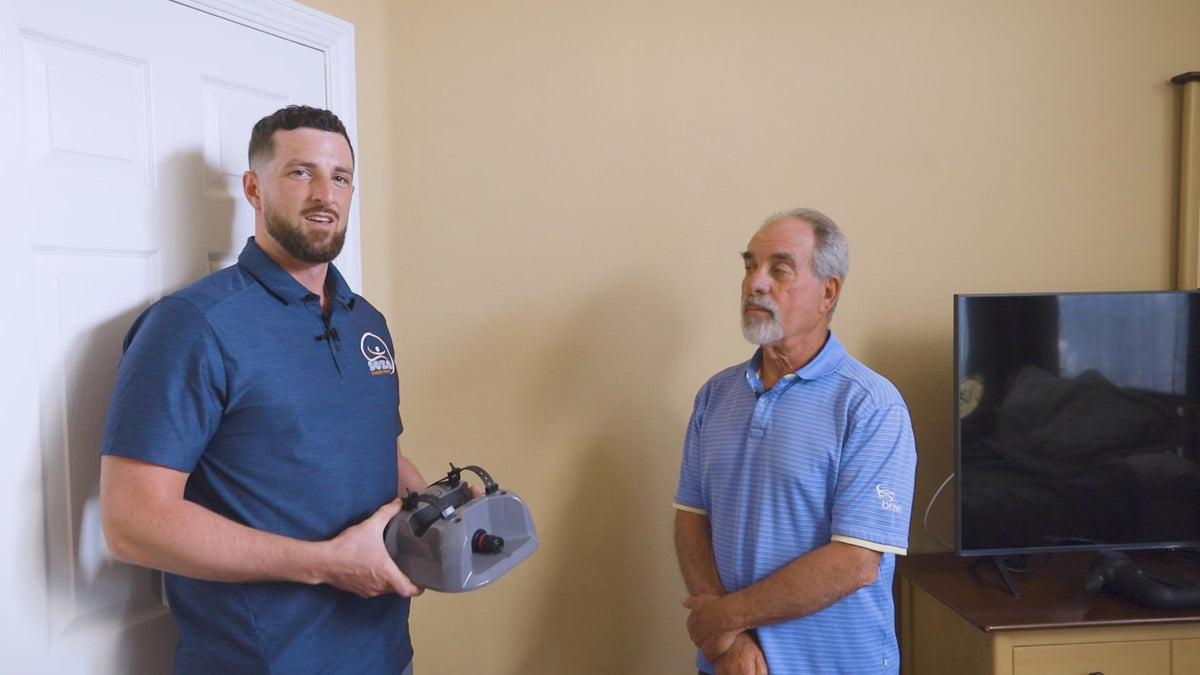 SOZO massage gun mount demonstration